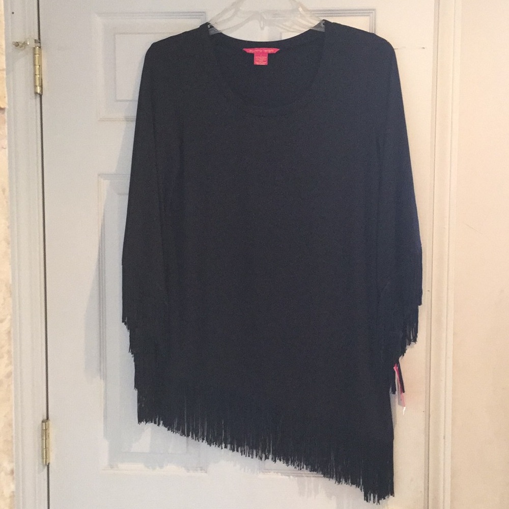 Sunny Leigh New with Tags blouse with fringe